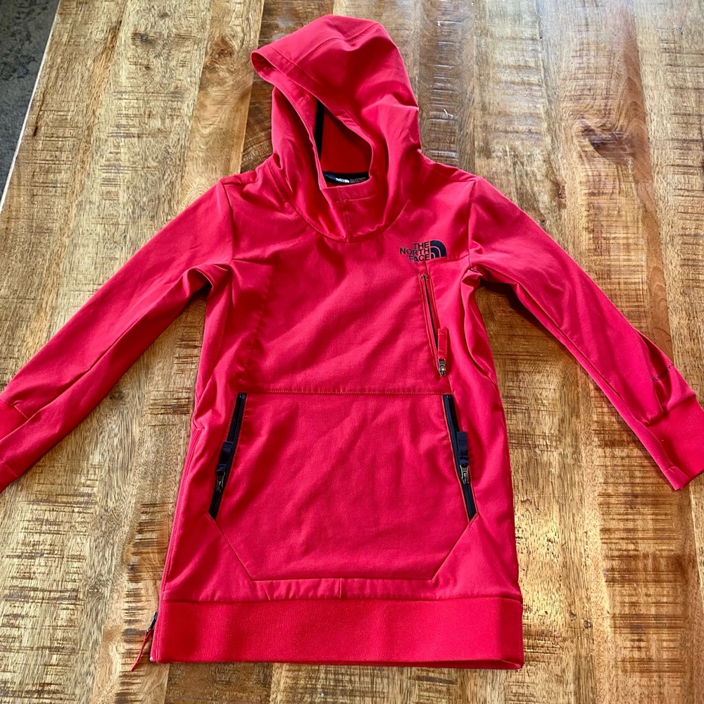 Brand New Without Tags The North Face XXS (5) Tekno Pullover Hoodie Red